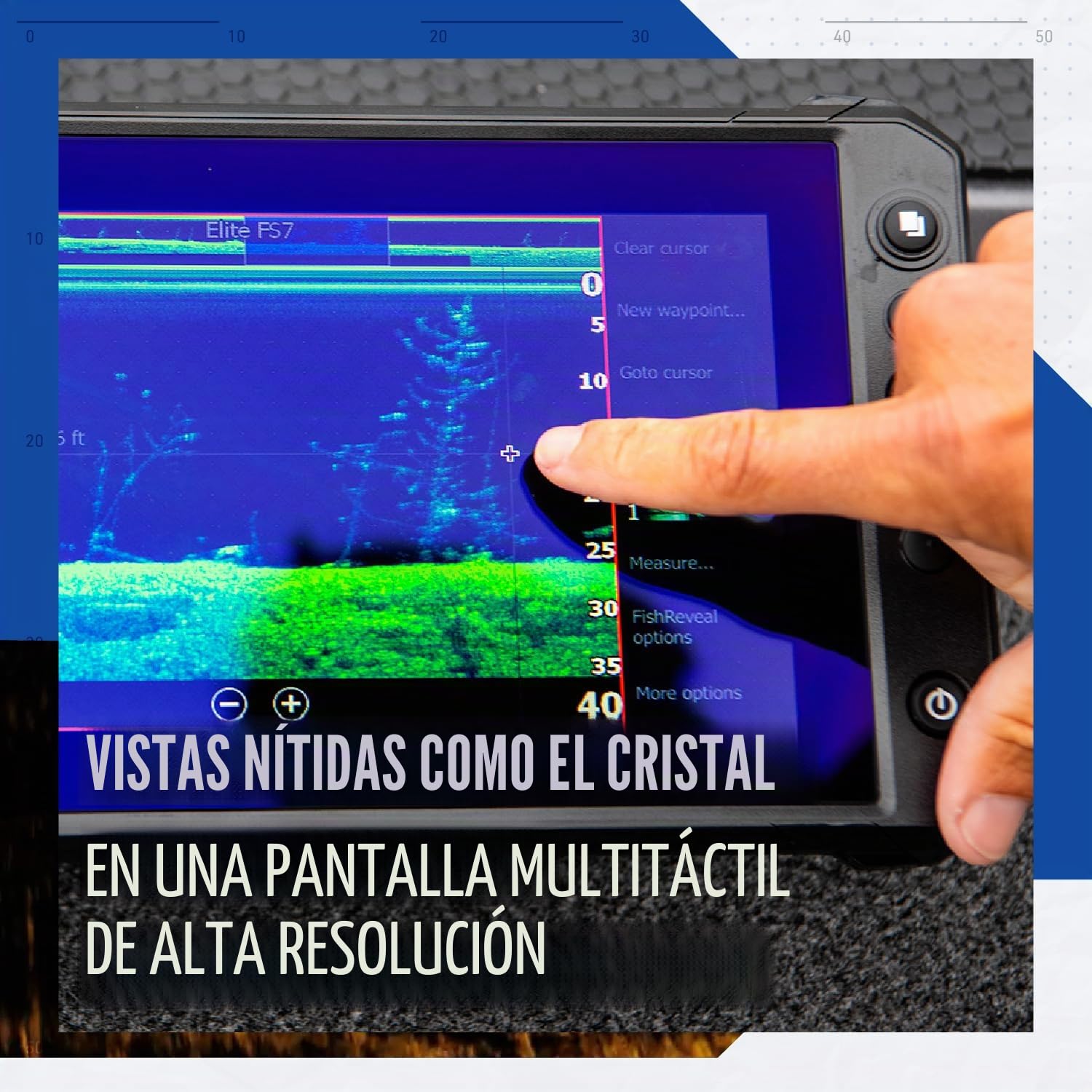 Lowrance Elite FS 9 Buscador de Peces Active Imaging 3 en 1 C-MAP Contour+