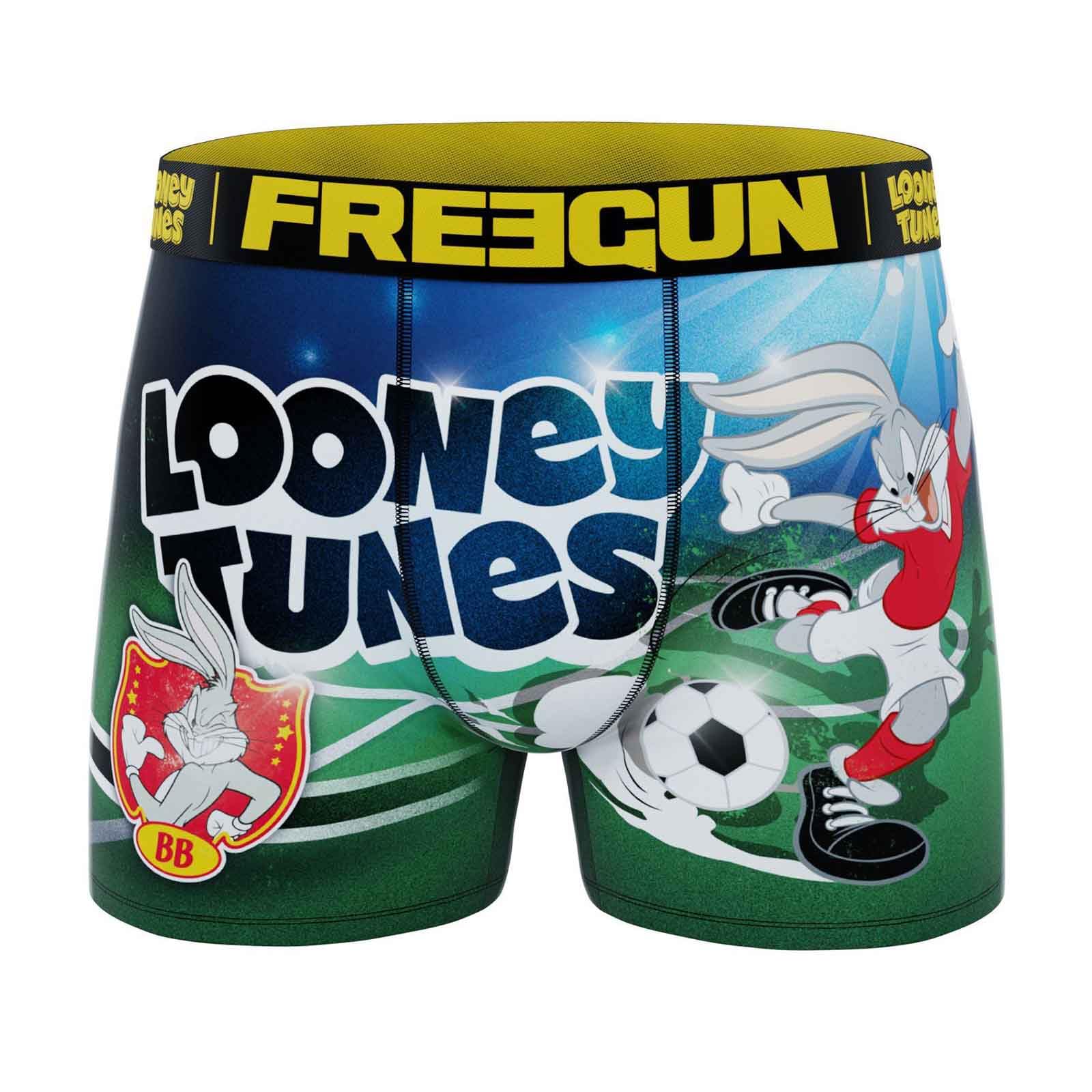 FREEGUN Looney Tunes Men's Boxer Shorts, Soccer Loo13, M