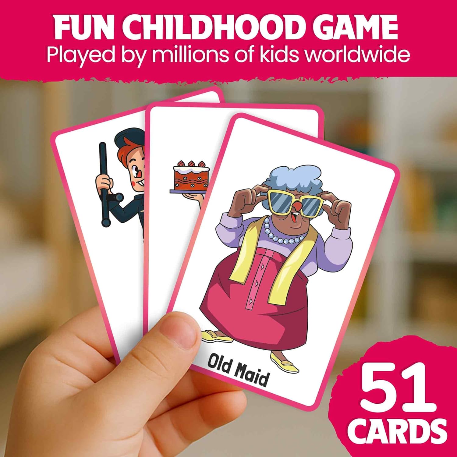 QUOKKA Old Maid Card Game for Kids Ages 4–8 – Fun Family Game with Cute Characters, Perfect for Travel, Playdates, Family Time – Educational & Engaging Playing Cards for Kids, Fast to Play