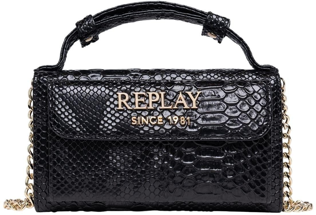 Replay Women Fw5387 Billfold, 0098 Black, One Size
