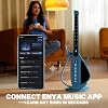 CYBER-G Enya Cordless Smart Guitar, Portable Folding Travel Guitar with App-Controlled Chords, Hundreds of Instrument Sounds, Speaker and Integ Electronic Drum Set