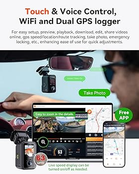 Amazon.com: Vantrue E360 ACE 3 Channel WiFi Dash Cam, Dual STARVIS