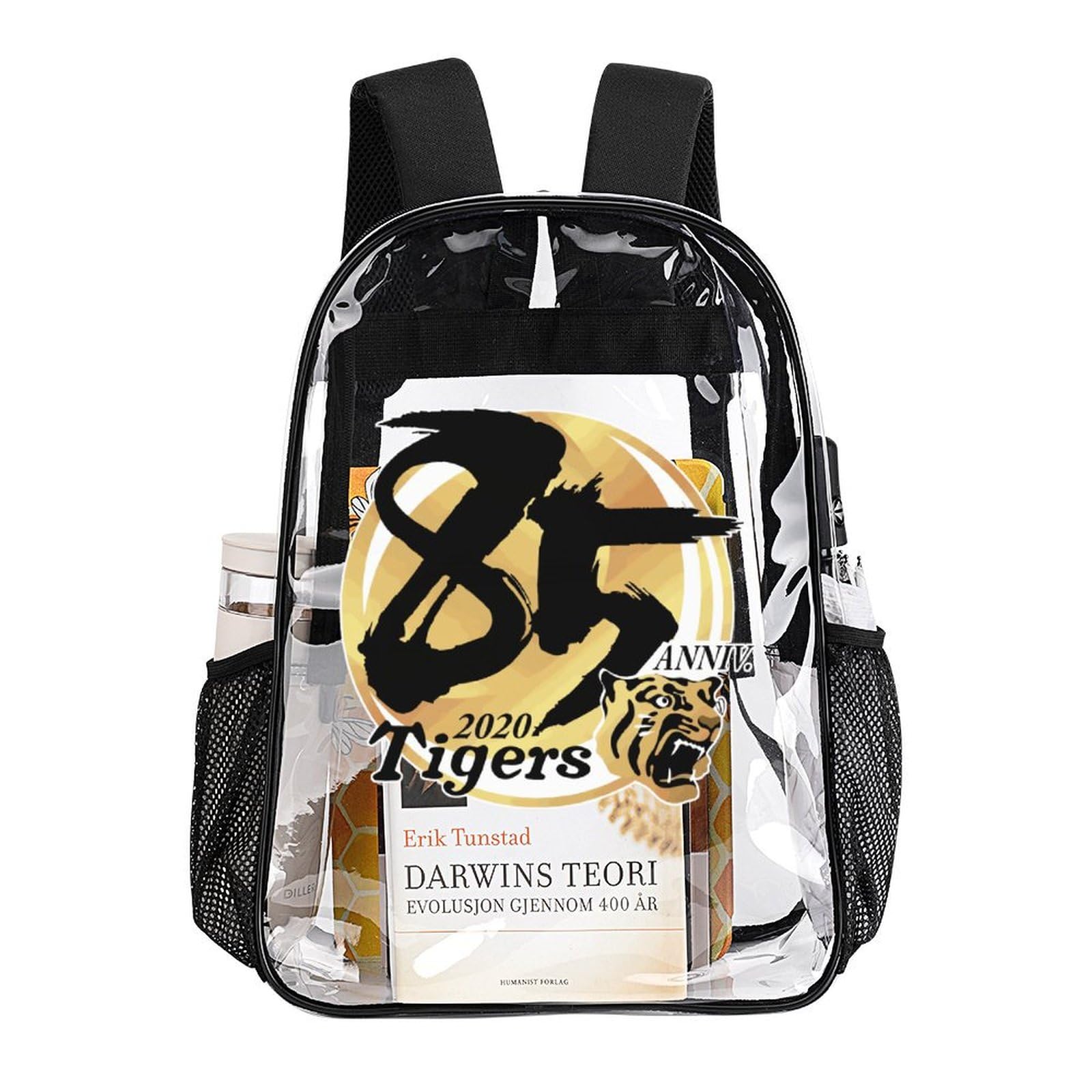 阪神タイガース バックパック 透明ポケット付き 阪神タイガース バックパック 透明ポケット付き Amazon.co.jp