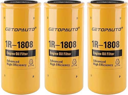 Filtro de aceite 1R1808 1R-1808 Reemplazar 275-2604 para Caterpillar 1R1808 Filtro de aceite CAT compatible con excavadora Caterpillar 3406B 3408
