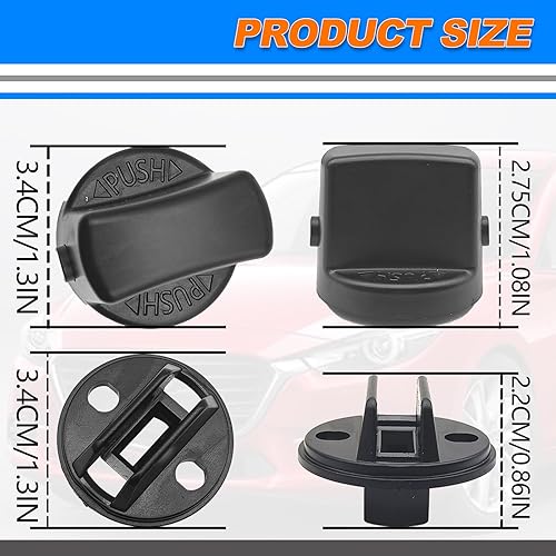 Miniatura 2 de Pomo de encendido para llave de encendido compatible con Mazda CX-9 2007-2015 2006-2007 Mazda 6 2007-2011 CX7 Reemplaza# D461-66-141A-02 D6Y1-76-142