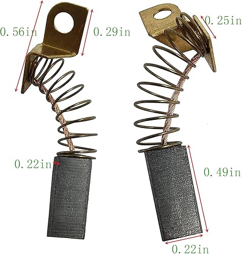 Miniatura 2 de Cepillos de motor para lijadora Porter Cable 7800 N119739 879058 (paquete de 4)