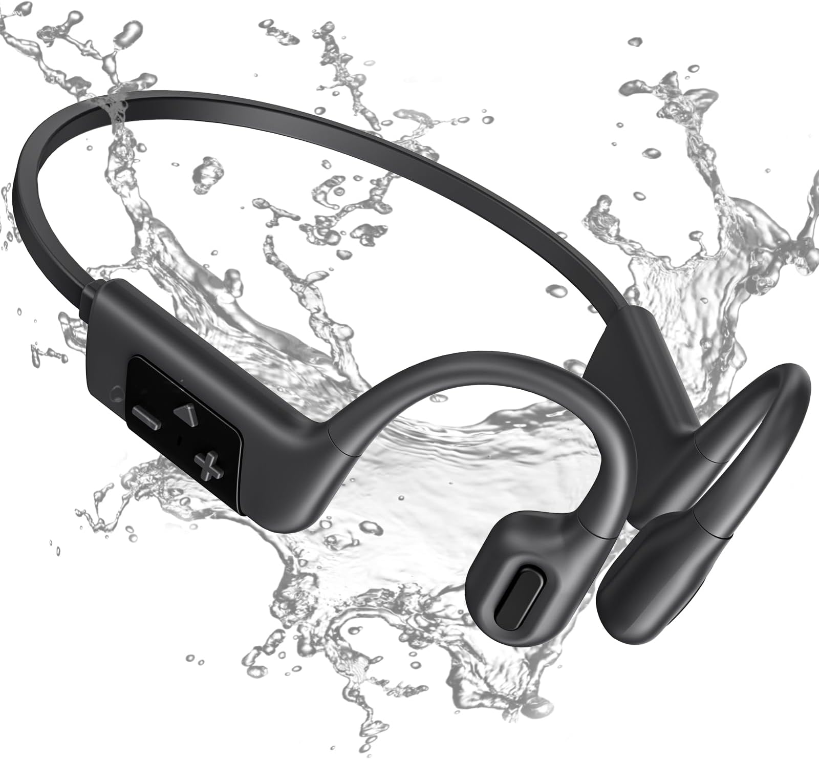 OICGOO Knochenschall Kopfhörer, OpenEar Kabellos Sport Kopfhörer Bluetooth 5.3, Schwimmen MP3