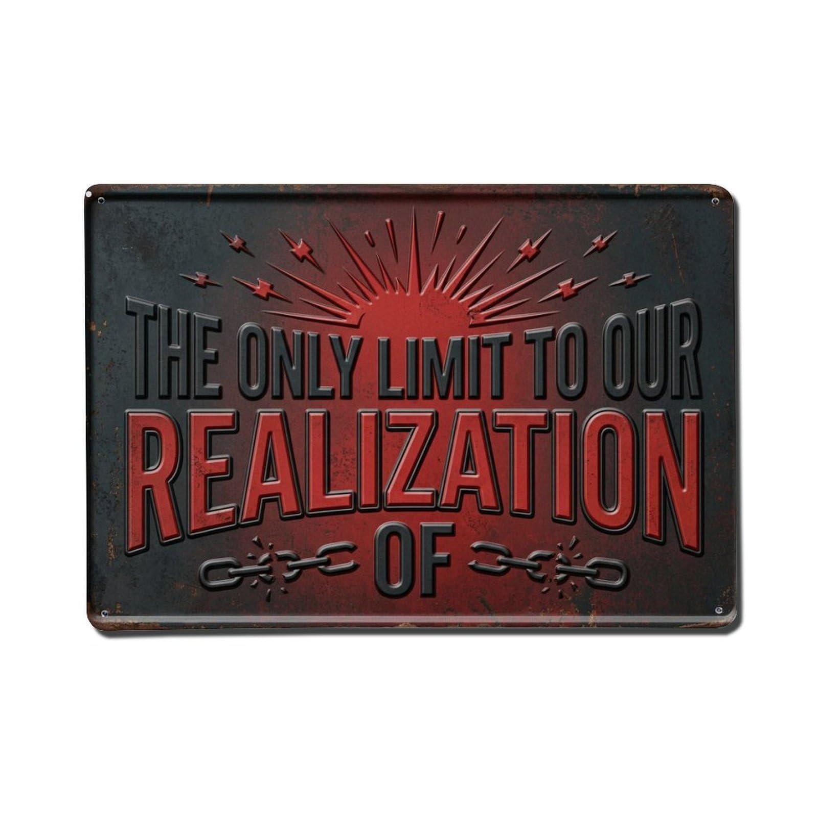 Believe Achieve Succeed Energy Retro Motivational Slogans Metal Tin Sign Plaque Wall Decor for Cafe, Club Bar, Office, Home Garden Metal Poster 8x12Inch