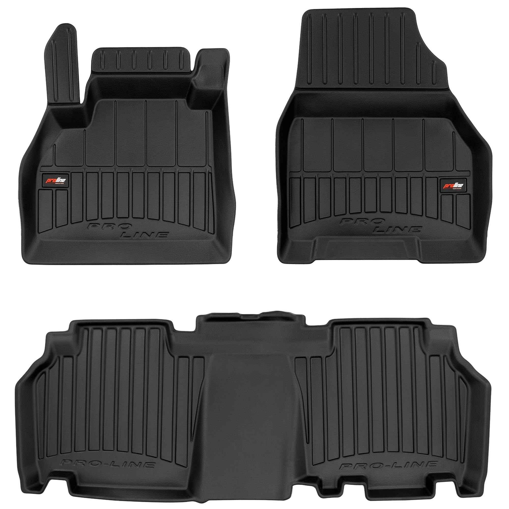 MOTOS Alfombrillas de Goma para Renault Kangoo II 2007-2021 Mejore la Comodidad de Sus Viajes con la Alfombra Antideslizante Car 3D- Alfombrillas de Coche para Varias Estaciones