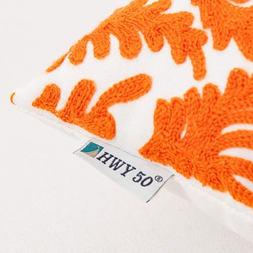 Miniatura 5 de HWY 50 - Fundas de almohada decorativas para sofá de 18 x 18, fundas de cojín floral geométrico