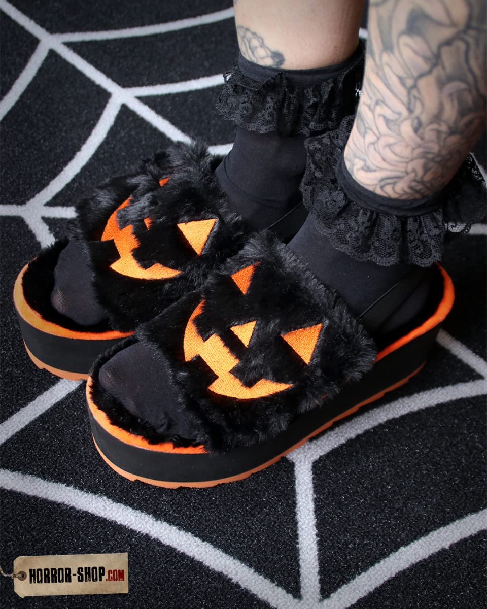 Horror-Shop Sandalias De Plataforma Lilly Jack O'Lantern 39