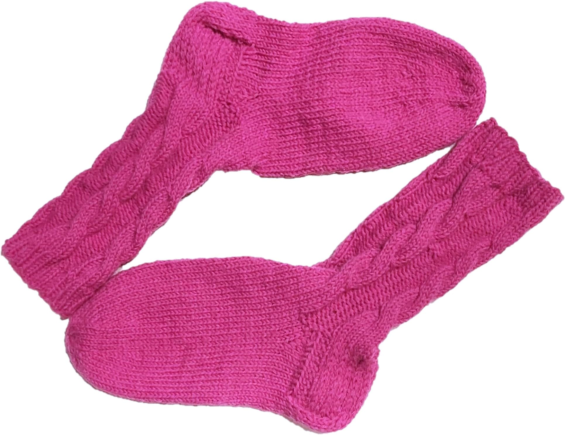 AngiesStrickZauber verkauft : Selbstgestrickt/Handgemacht/Socken/Wollsocken / " ALPACA " / Gr. ist wählbar/Zopfmuster im Bund/Damen/Herren/Wintersocken / 6 ply