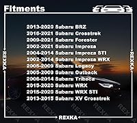 Vista 3 de Rexka 20 piezas de clips para guardabarros tipo empuje sujetadores para Subaru 90913-0051 B9 Tribeca, Forester, Impreza, Legacy y Outback 909130051