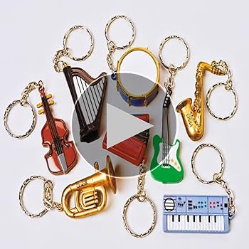 Amazon.com: U.S. Toy Musical Instrument Key Chains, Assorted