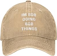 Vista 13 de Im Bob Doing Bob Things - Sombrero de camionero para hombre, sombrero de malla vintage para verano
