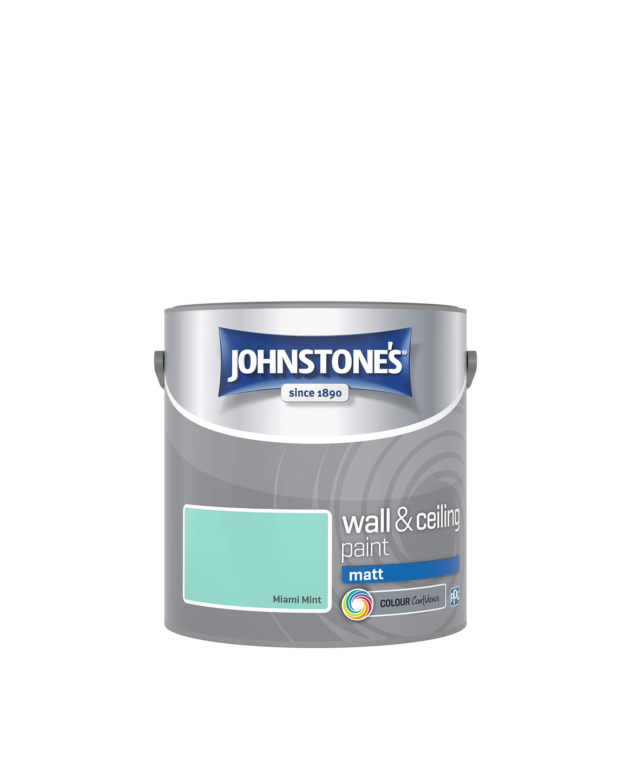 Johnstones Paint Matt Miami Mint 2.5L N 5010426807591