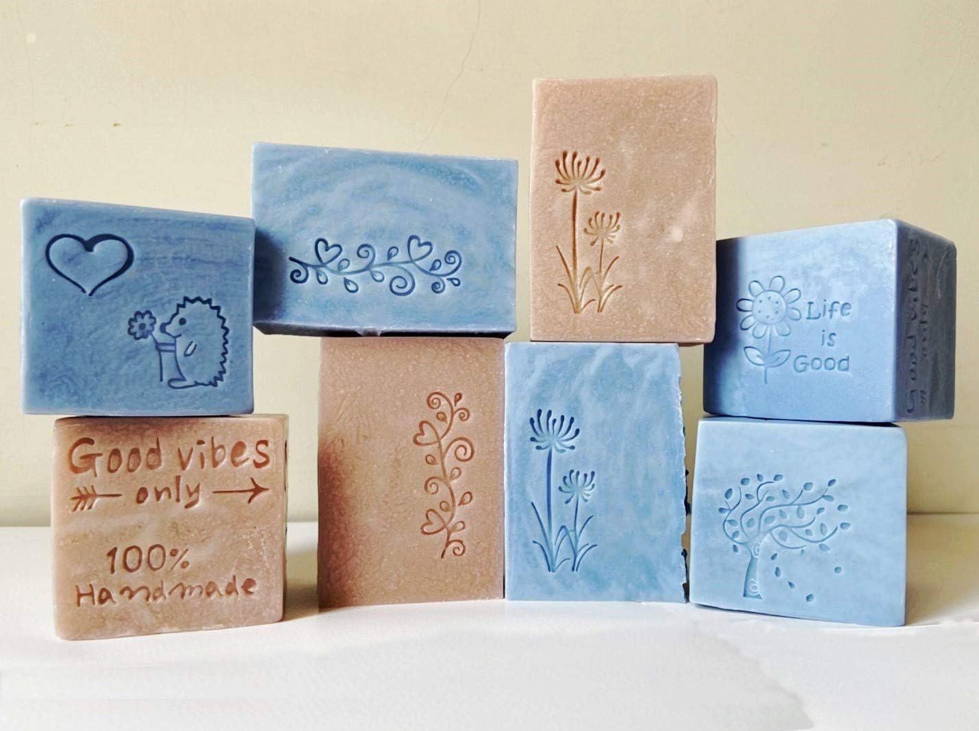 Small Double Happiness Acrylic Soap Stamp/Cookie Stamp/Clay Stamp image 5