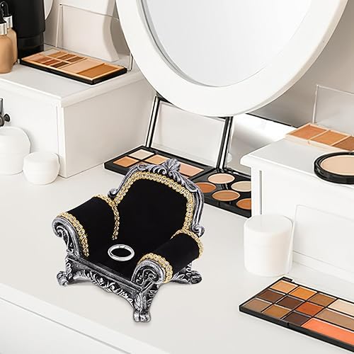 Miniatura 9 de Kichvoe Caja de joyería para sofá, caja de joyería de sofá de 3.9 in, caja de almacenamiento de joyería, soporte de exhibición para sofá, soporte