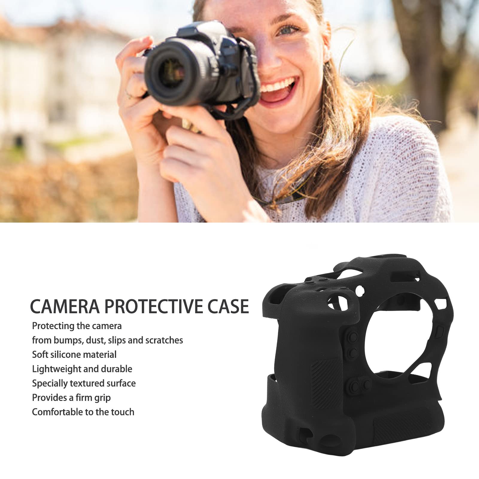 Custodia Protettiva Ultrasottile in Silicone per Fotocamera, Perfetta per Fotocamere R3, Custodia Morbida in Silicone Antigraffio