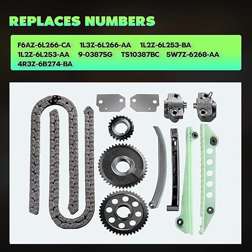 Miniatura 4 de SCITOO TS10387BC - Juego de cadena de distribución de motor que sustituye a Ford para Lincoln F-150 Town Car Grand Marquis Crown Victoria E-150 Club