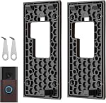 No-Drill Adhesive Video Doorbell Mount Compatible with Ring Battery Doorbell (2024 Release), Door Mounting Holder Bracket Accessories for Apartments Office Houses (1 Pack)