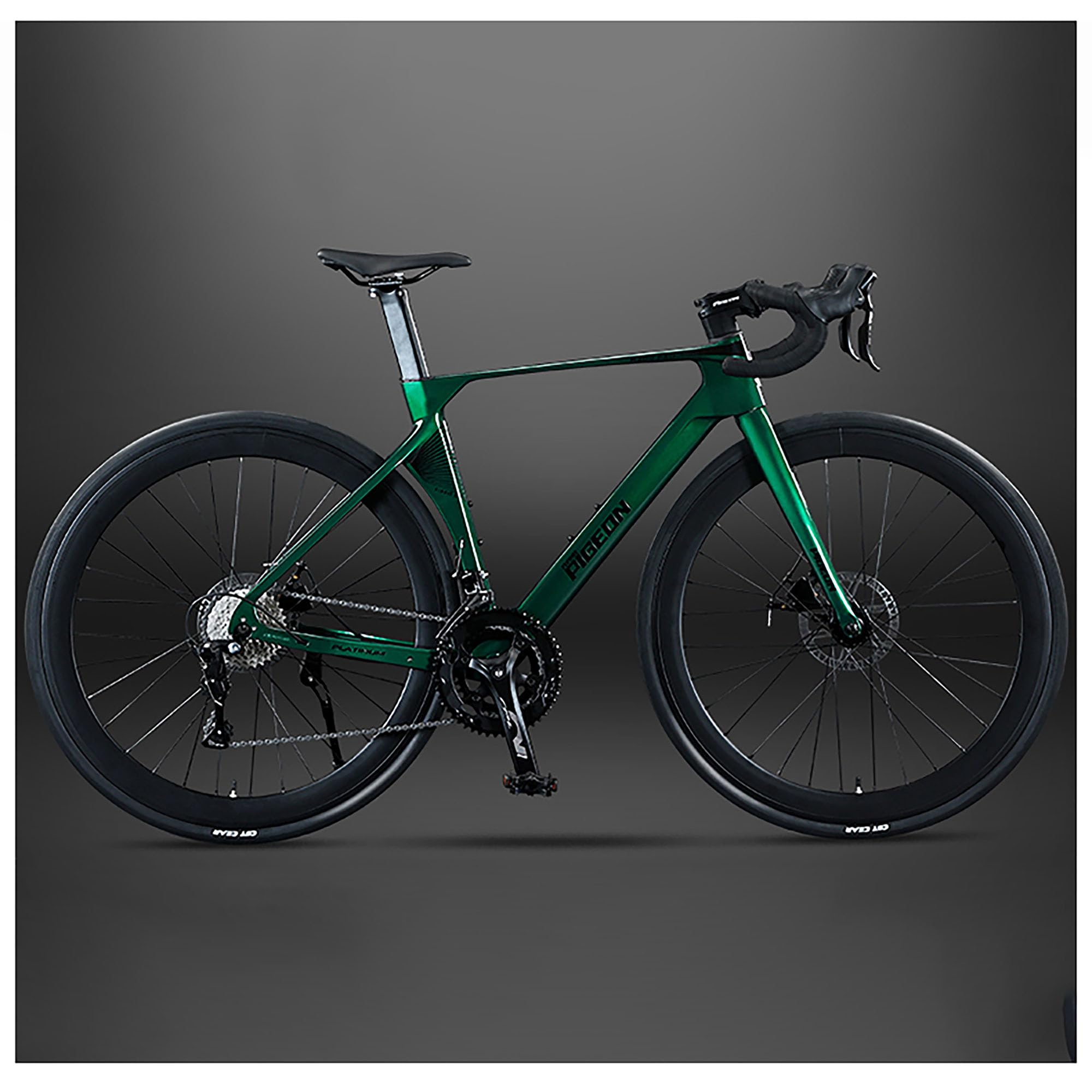 Amazon | 全内部配線 自転車 18段変速 エアロ バイク stiレバー付き