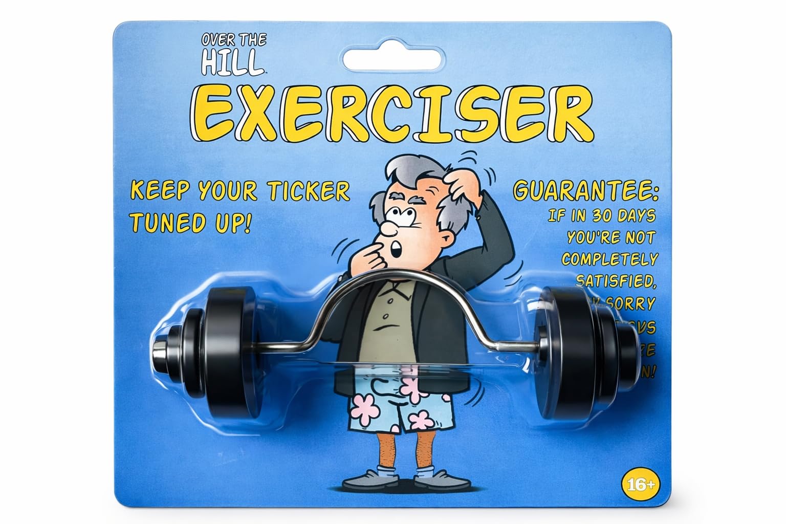 Men's Over The Hill Old Fart Workout Bench Press Accessories