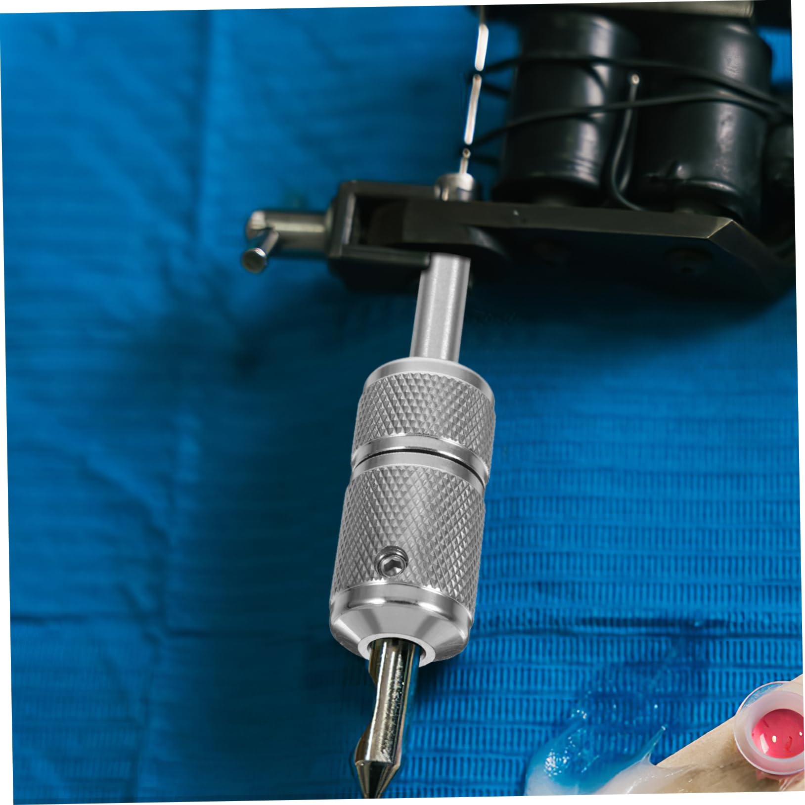 3piezas Mango De Acero Inoxidable Autocierre Para Herramientas De Arte Corporal Grip Para Tatuajes Resistente y Cómodo Para Artistas Profesionales y Principiantes