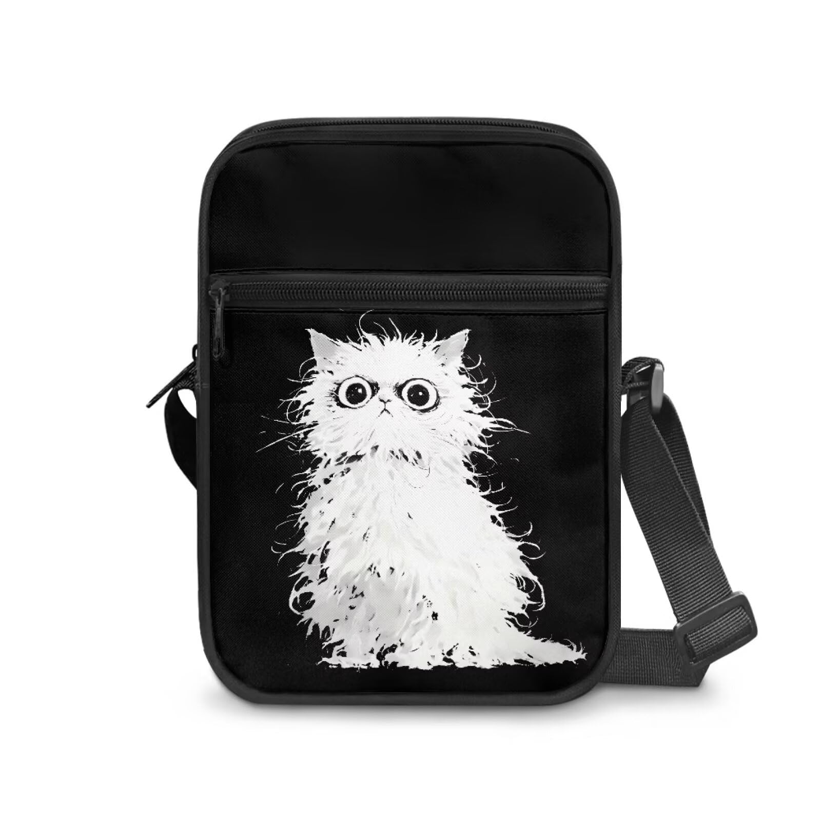 AZULCUSTO Small Messenger Bag for Men Women Wallet Purse Cell Phone Purse Shoulder Bag for Phone Passport