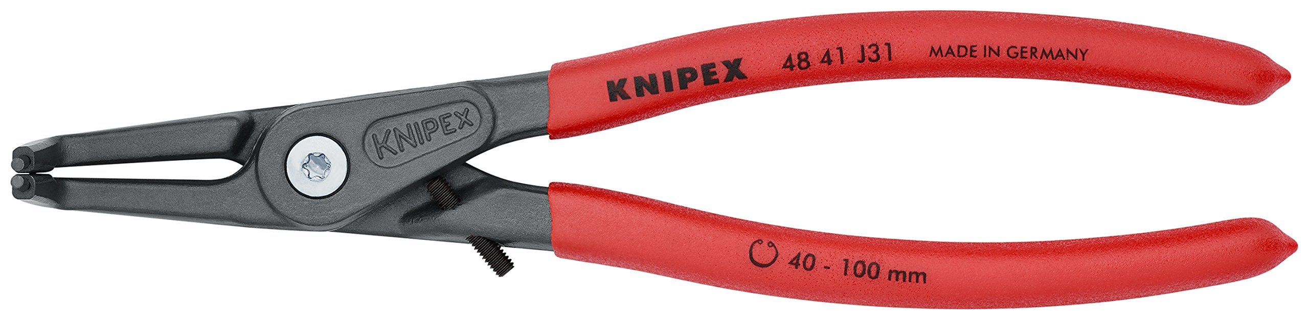 Alicates de clip Knipex 48 41 J31 herramienta de extracción de arandelas elásticas internas