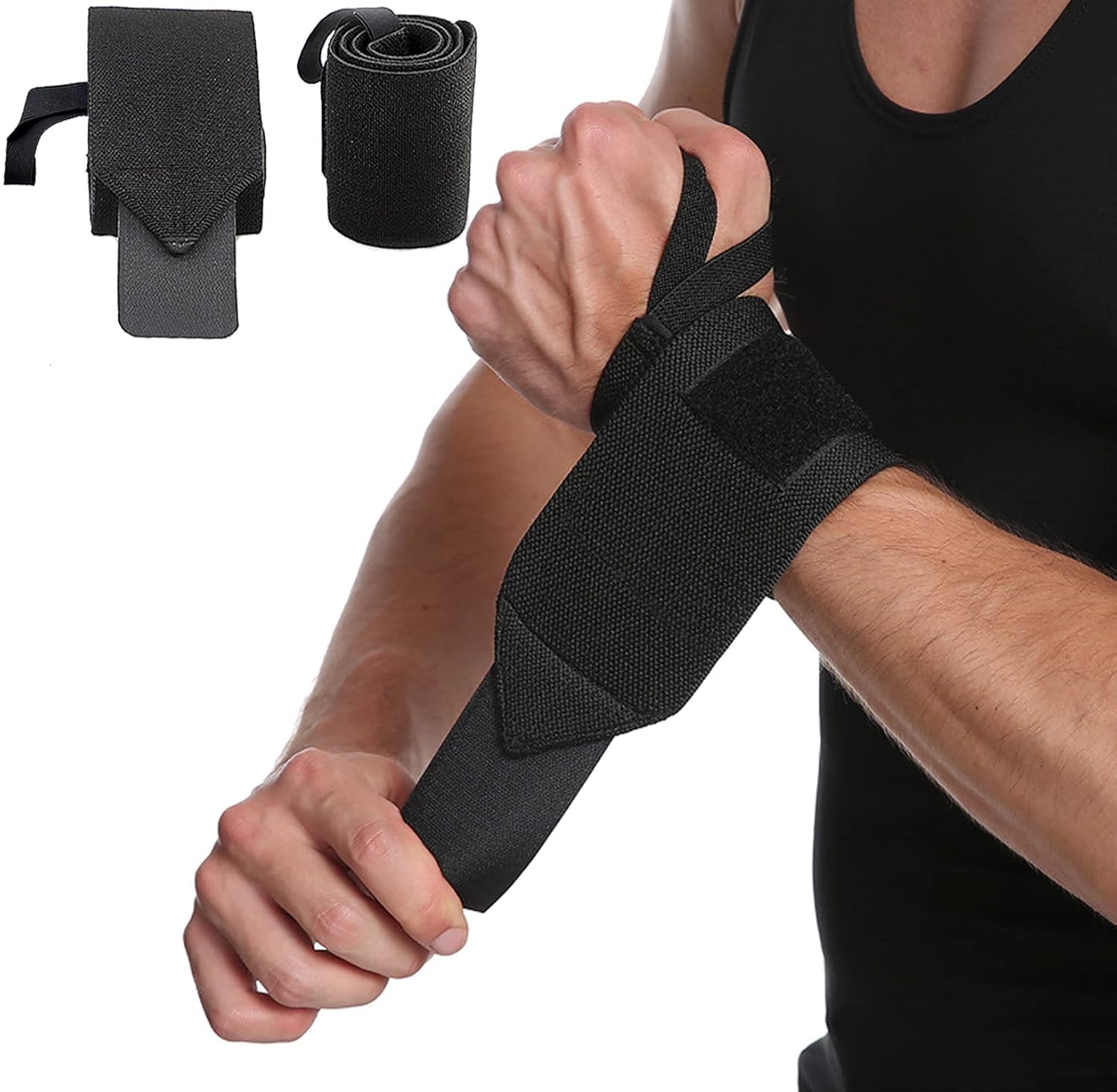 DreamPalace India GymWar Gym Gloves for Men Workout - Leather Weight Lifting Strap with Wrist Support | Workout Gloves for Men Women Weightlifting Pull up, Deadlift-Black-image-24