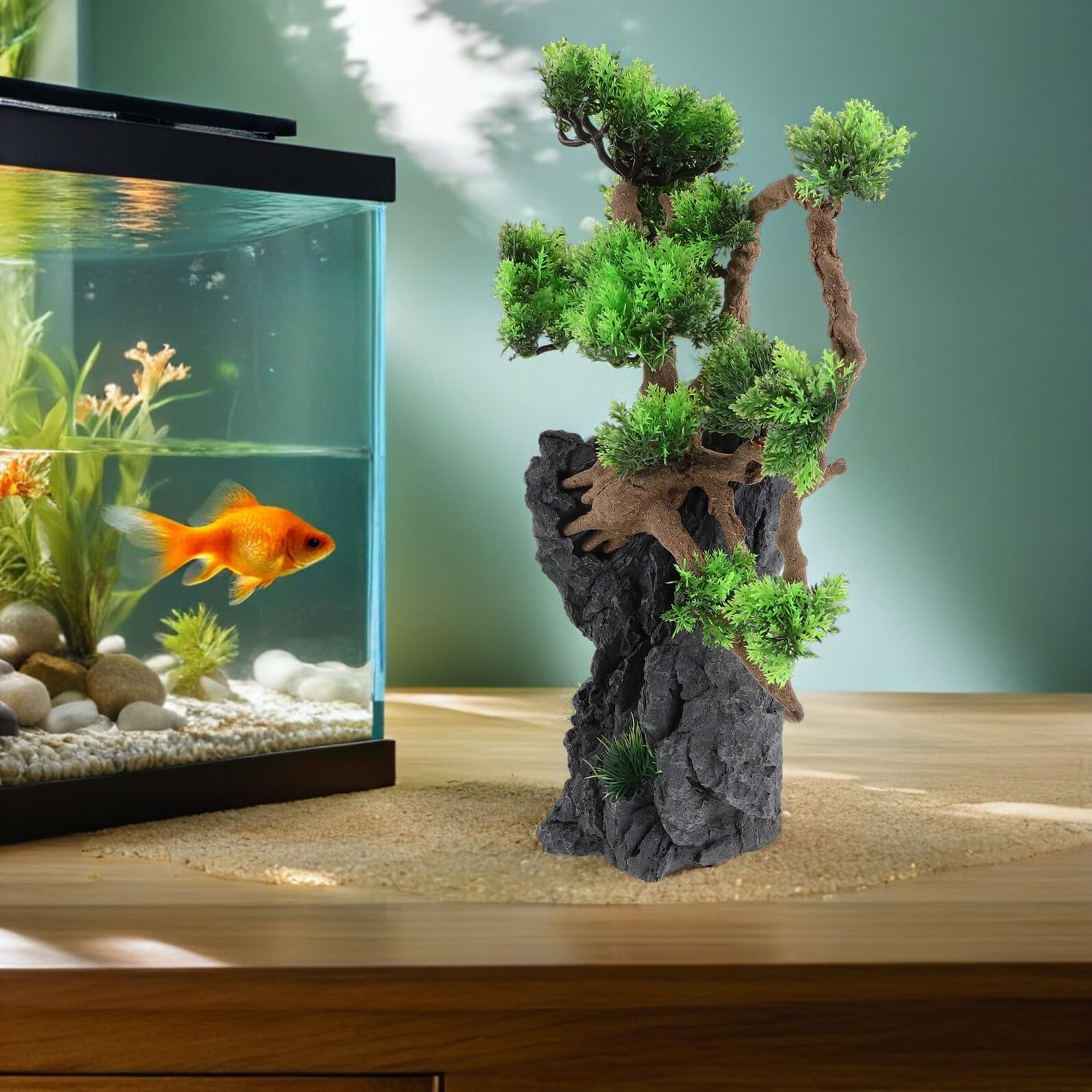 Gatuida Vegetación De Decoración De Peces Verdadera De Fiesta Plantas De Acuario De Bajo Mantenimiento