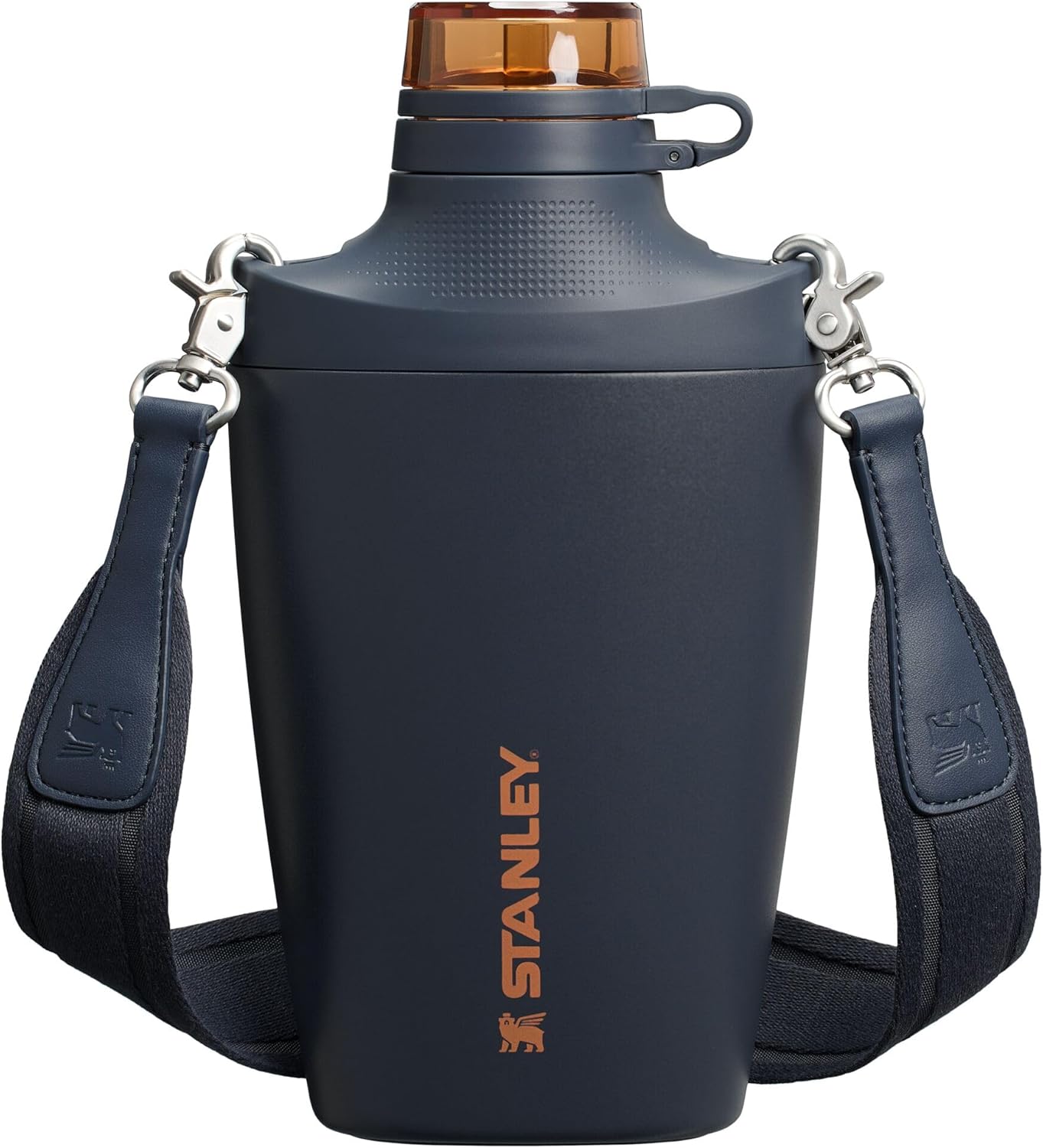 Stanley Cross Bottle | 23 oz Travel Bottle with Jacquard Strap | Leakproof Tritan Lid with Removable Straw | Insulated Stainless Steel Canteen | BPA-Free | Twilight VRT