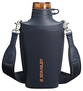 Stanley Cross Bottle | 23 oz Travel Bottle with Jacquard Strap | Leakproof Tritan Lid with Removable Straw | Insulated Stainless Steel Canteen | BPA-Free | Twilight VRT