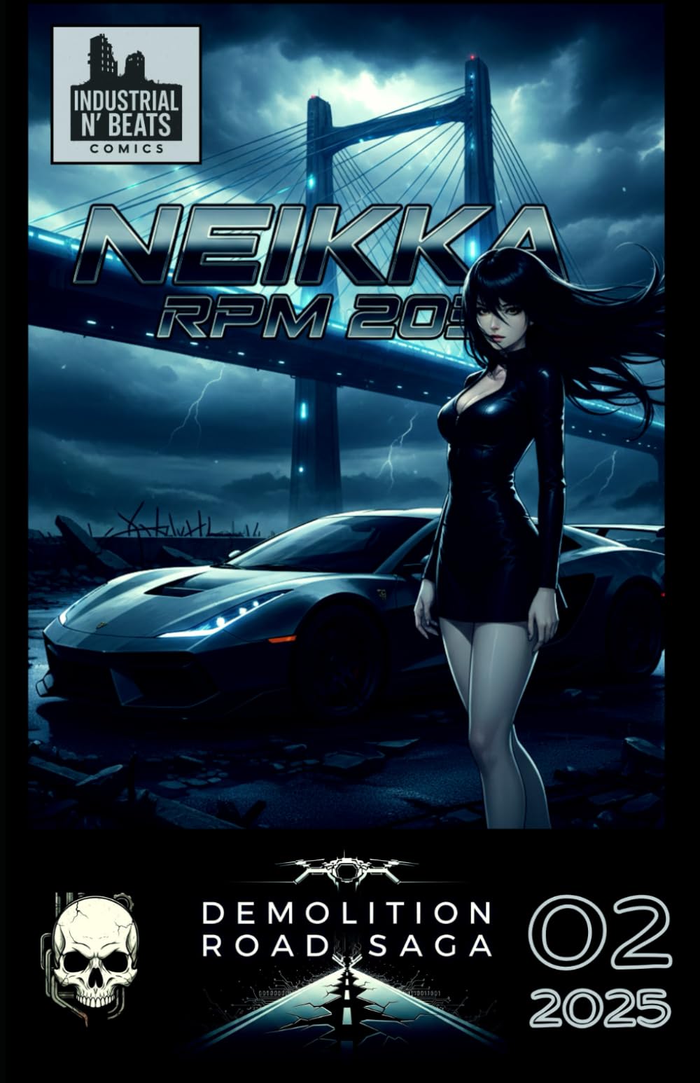 Neikka RPM 2050 Episode 2: A Cyberpunk Noir Comic: Cinematic, Tense, and Relentless. (Demolition Road Saga - Neikka RPM 2050)