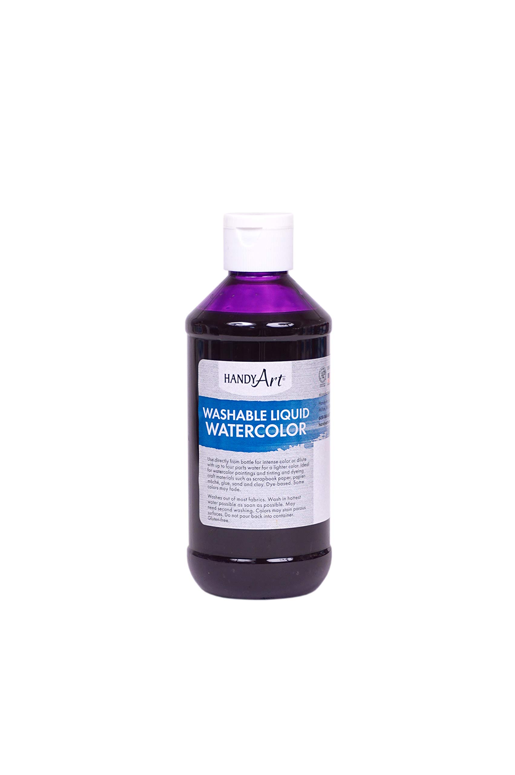 Handy Art Washable Liquid Watercolor 8 ounce, Purple