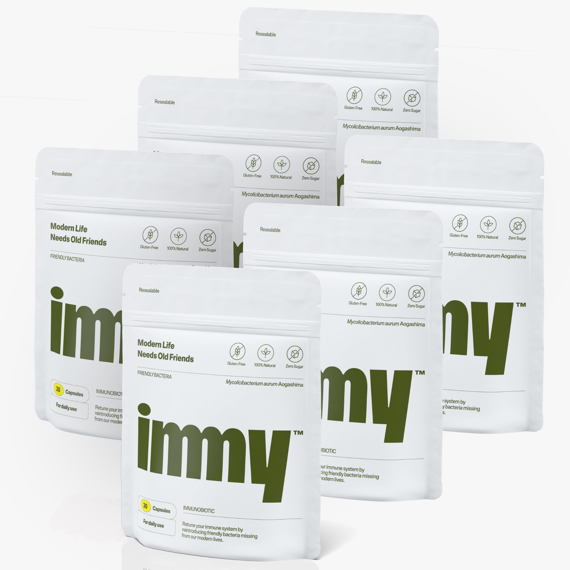 IMMY Immune Supplement for Mood Support and Gut Health 180 ct - Supports Joint Relief Focus Mood Support