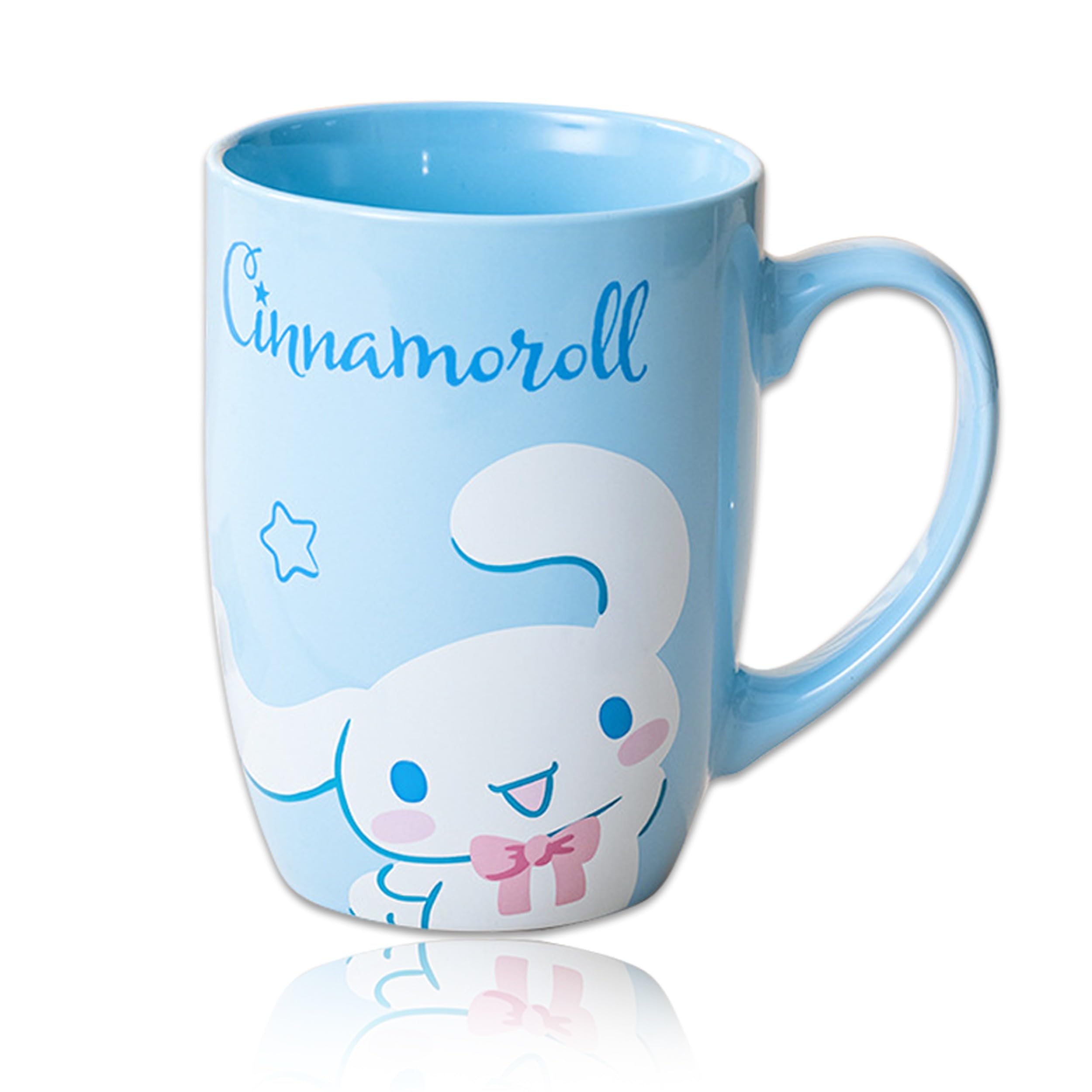 Roffatide Cartoon Cinnamorol Coffee Mugs Ceramic Coffee Tea Milk Cup Office Cup Gift or Souvenir for Christmas Birthday Unique & Super Fun Way of Drinking Your Favourite