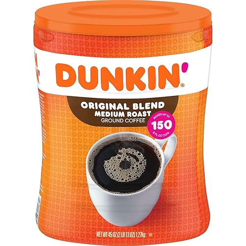Dunkin Donuts Original Blend Ground Coffee, Medium Roast (45 Ounce .)