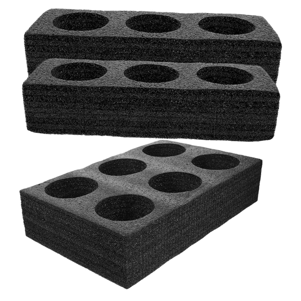 Alipis 3pcs Cup Holder Beverage Packaging Supplies Coffee Carrier Takeout Cup Carrier Coffee Tray Drink Carrier Beverage Holder Beverage Carrier Drink Holder Black Pearl Cotton re-usable