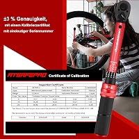 ATsafepro Nyomatékkulcs Kerékpár 3-25 Nm 1/4 Hüvelykes Bicikli Motorkerékpár Karbantartás 72 Fogas Kétirányú Beállítás 6