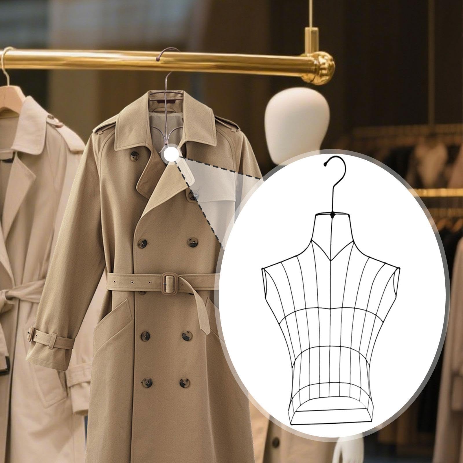 Hängende Männliche Halbkörper Torso Mannequin Torso Oberkörper Stabile Platzsparende T Shirt Display Schneiderpuppe für Geschäfte Und Anzugshows, Schwarz