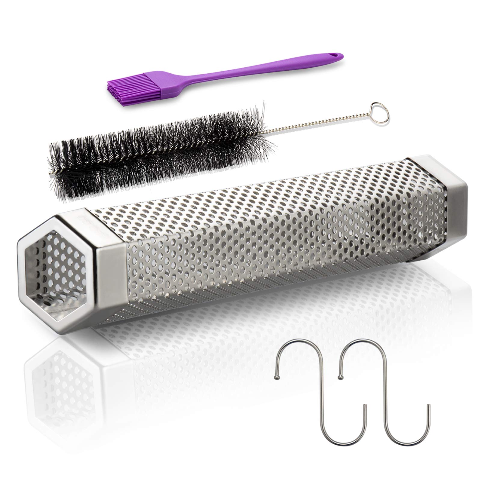 Buy BBQGO Smoke Tube for Pellet Grill, BBQ Pellets Smoker Tube for Wood