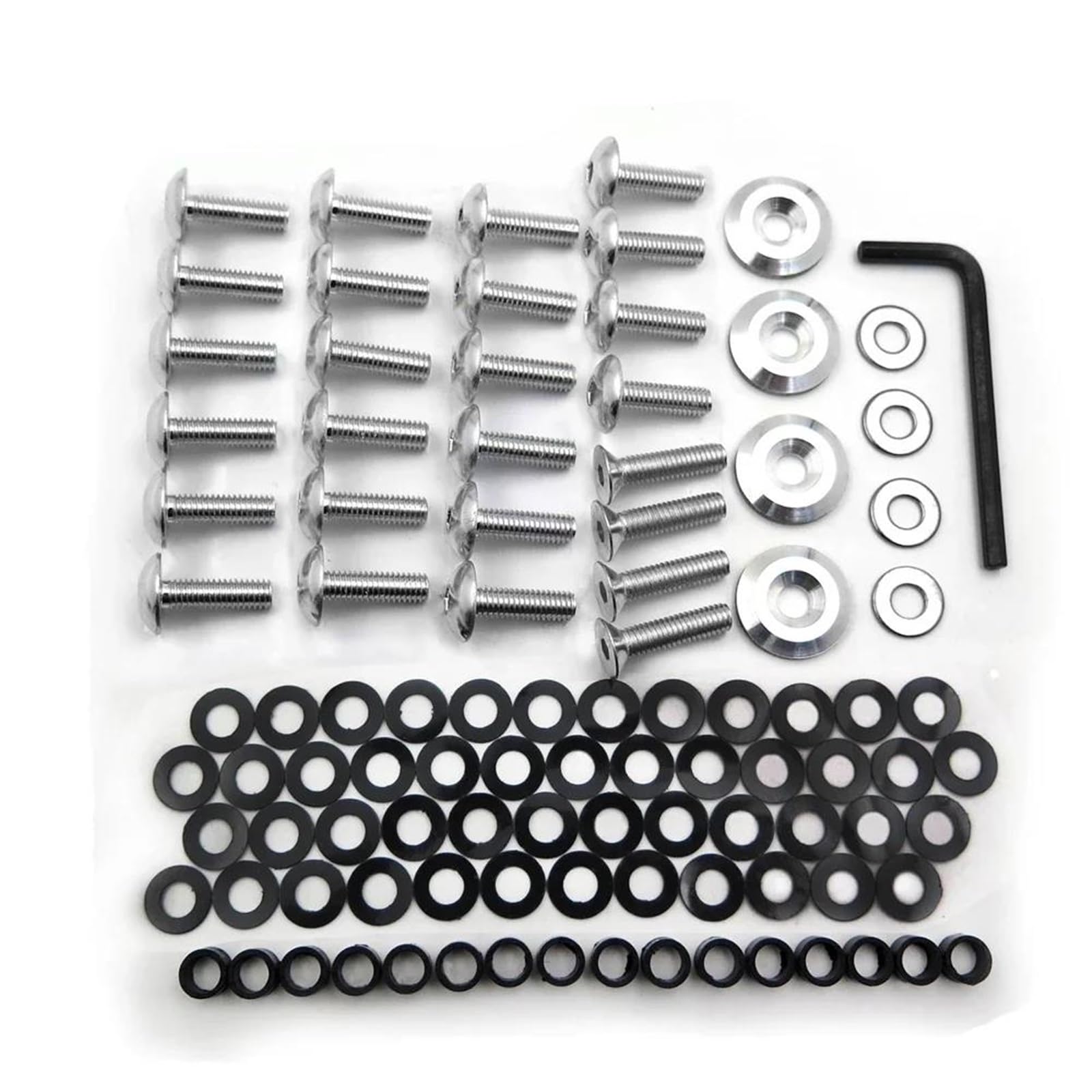 Kit tornillos carenado aluminio para eliminar vibraciones en R1 5