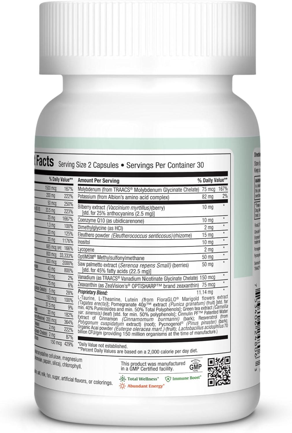 Mens Multivitamin 50 Plus – Daily Multivitamin for Men Over 50 with Vitamin B12, A, D, C, Zinc, Magnesium & More – Energy, Immune & Heart Support Mens Multi Vitamins - Non-GMO – 60 Capsules