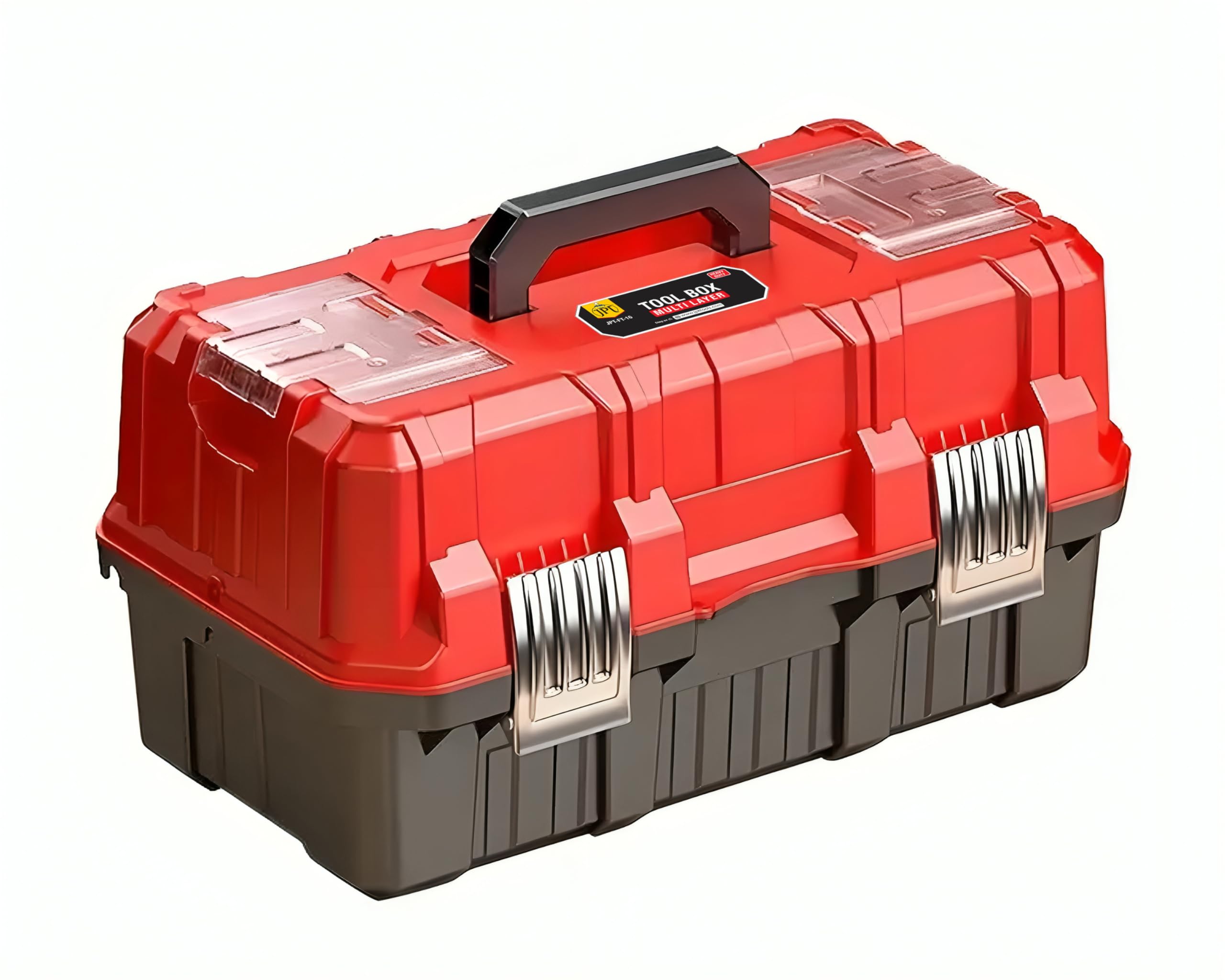 JPT Heavy-Duty Tool Organizer Box Industrial Household Set Multi-functional Hardware Box Electrician Multi-layer Folding Storage Tool Box