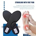 GEJUFF Shoes Sole for Flat Foot | Memory Foam Insole | Arc Support Shoe Inner Pads for Sports and Men | Heel Pad for Comfort and Support (10) gallery image
