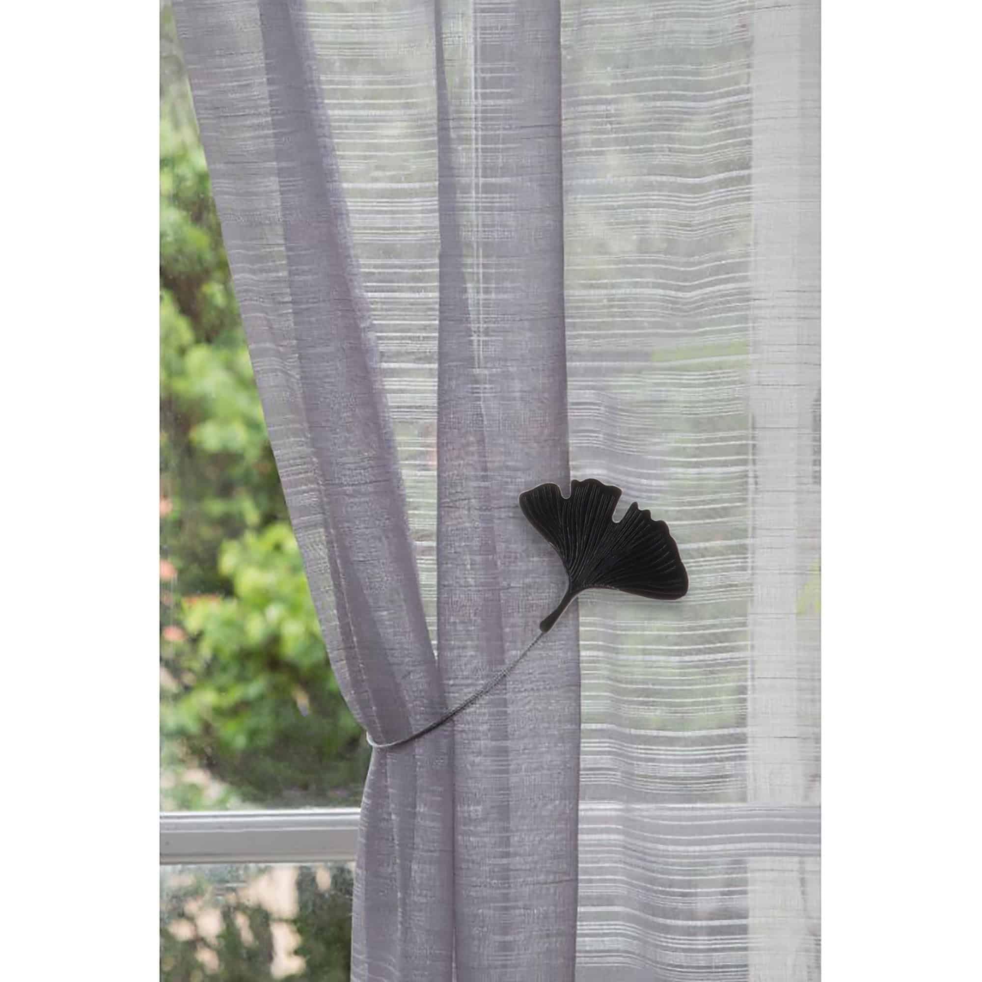 Amazon.com: Set of 2 Magnetic Curtain Tiebacks with Black 