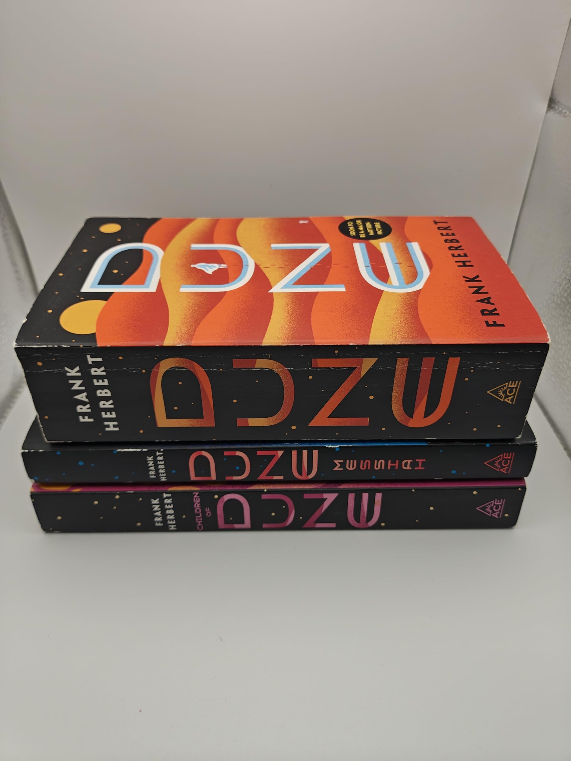 Dune Trilogy Box Set Dune, Dune Messiah, Children of Dune Mass Market Paperback – Box set, March 15, 1978