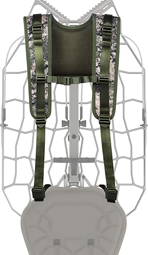 skiguard Sistema de mochila universal, correas de mochila con soporte de árbol trepador, sistema de transporte ligero de soporte de árbol, sistema